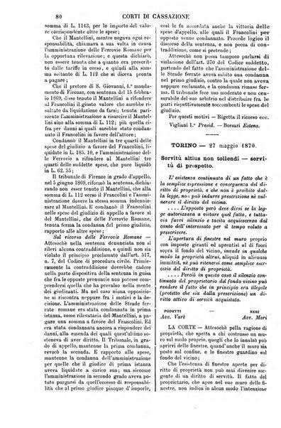 Annali della giurisprudenza italiana raccolta generale delle decisioni delle Corti di cassazione e d'appello in materia civile, criminale, commerciale, di diritto pubblico e amministrativo, e di procedura civile e penale