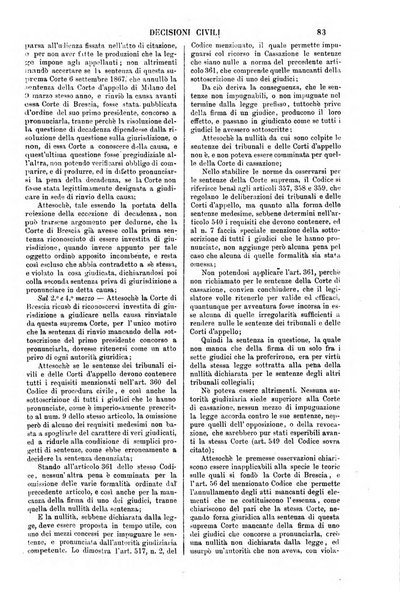 Annali della giurisprudenza italiana raccolta generale delle decisioni delle Corti di cassazione e d'appello in materia civile, criminale, commerciale, di diritto pubblico e amministrativo, e di procedura civile e penale