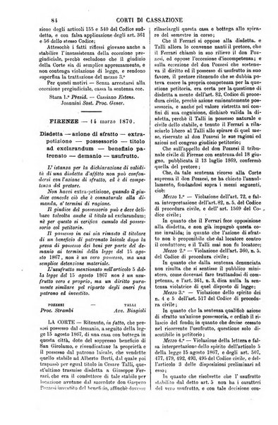 Annali della giurisprudenza italiana raccolta generale delle decisioni delle Corti di cassazione e d'appello in materia civile, criminale, commerciale, di diritto pubblico e amministrativo, e di procedura civile e penale