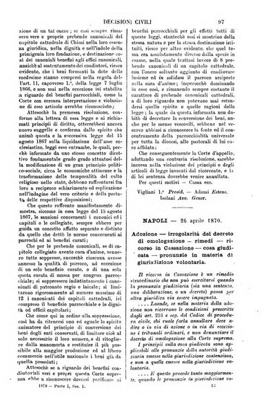 Annali della giurisprudenza italiana raccolta generale delle decisioni delle Corti di cassazione e d'appello in materia civile, criminale, commerciale, di diritto pubblico e amministrativo, e di procedura civile e penale