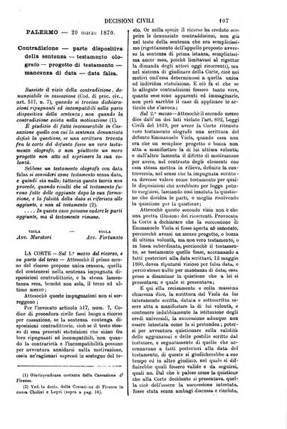 Annali della giurisprudenza italiana raccolta generale delle decisioni delle Corti di cassazione e d'appello in materia civile, criminale, commerciale, di diritto pubblico e amministrativo, e di procedura civile e penale