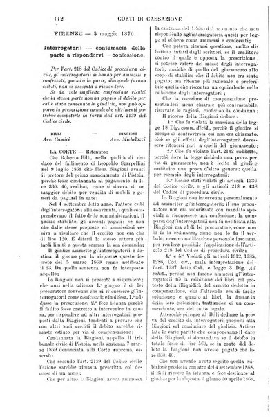 Annali della giurisprudenza italiana raccolta generale delle decisioni delle Corti di cassazione e d'appello in materia civile, criminale, commerciale, di diritto pubblico e amministrativo, e di procedura civile e penale