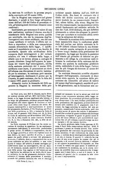 Annali della giurisprudenza italiana raccolta generale delle decisioni delle Corti di cassazione e d'appello in materia civile, criminale, commerciale, di diritto pubblico e amministrativo, e di procedura civile e penale