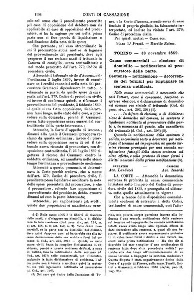 Annali della giurisprudenza italiana raccolta generale delle decisioni delle Corti di cassazione e d'appello in materia civile, criminale, commerciale, di diritto pubblico e amministrativo, e di procedura civile e penale