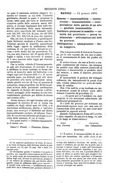 Annali della giurisprudenza italiana raccolta generale delle decisioni delle Corti di cassazione e d'appello in materia civile, criminale, commerciale, di diritto pubblico e amministrativo, e di procedura civile e penale