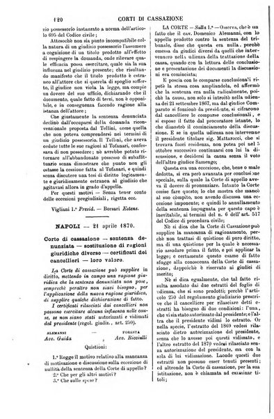 Annali della giurisprudenza italiana raccolta generale delle decisioni delle Corti di cassazione e d'appello in materia civile, criminale, commerciale, di diritto pubblico e amministrativo, e di procedura civile e penale