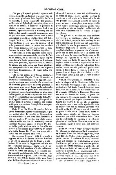 Annali della giurisprudenza italiana raccolta generale delle decisioni delle Corti di cassazione e d'appello in materia civile, criminale, commerciale, di diritto pubblico e amministrativo, e di procedura civile e penale