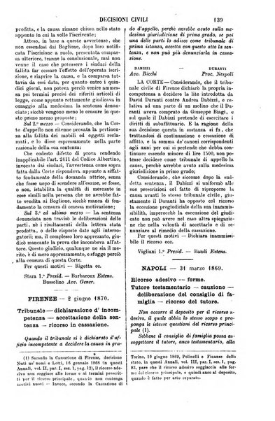 Annali della giurisprudenza italiana raccolta generale delle decisioni delle Corti di cassazione e d'appello in materia civile, criminale, commerciale, di diritto pubblico e amministrativo, e di procedura civile e penale