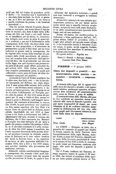 Annali della giurisprudenza italiana raccolta generale delle decisioni delle Corti di cassazione e d'appello in materia civile, criminale, commerciale, di diritto pubblico e amministrativo, e di procedura civile e penale