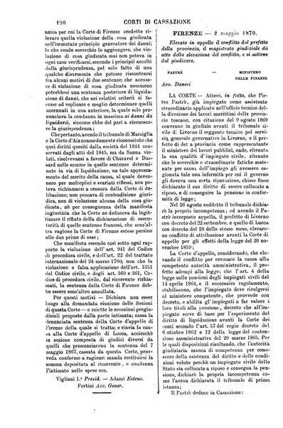 Annali della giurisprudenza italiana raccolta generale delle decisioni delle Corti di cassazione e d'appello in materia civile, criminale, commerciale, di diritto pubblico e amministrativo, e di procedura civile e penale