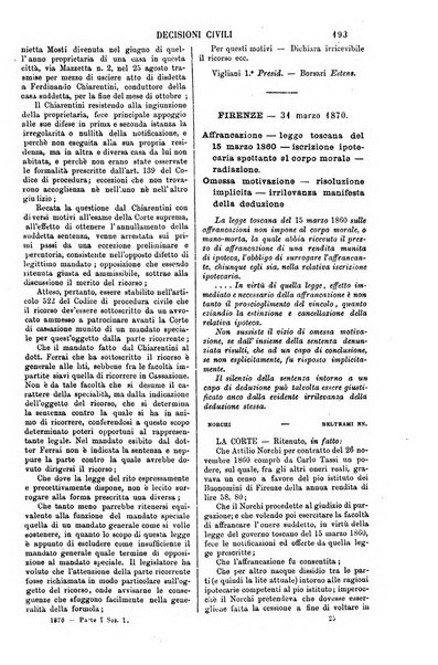 Annali della giurisprudenza italiana raccolta generale delle decisioni delle Corti di cassazione e d'appello in materia civile, criminale, commerciale, di diritto pubblico e amministrativo, e di procedura civile e penale