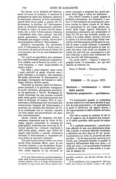 Annali della giurisprudenza italiana raccolta generale delle decisioni delle Corti di cassazione e d'appello in materia civile, criminale, commerciale, di diritto pubblico e amministrativo, e di procedura civile e penale