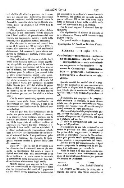 Annali della giurisprudenza italiana raccolta generale delle decisioni delle Corti di cassazione e d'appello in materia civile, criminale, commerciale, di diritto pubblico e amministrativo, e di procedura civile e penale