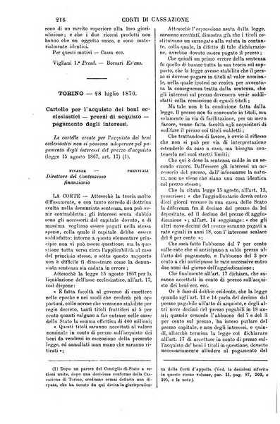 Annali della giurisprudenza italiana raccolta generale delle decisioni delle Corti di cassazione e d'appello in materia civile, criminale, commerciale, di diritto pubblico e amministrativo, e di procedura civile e penale