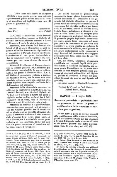 Annali della giurisprudenza italiana raccolta generale delle decisioni delle Corti di cassazione e d'appello in materia civile, criminale, commerciale, di diritto pubblico e amministrativo, e di procedura civile e penale