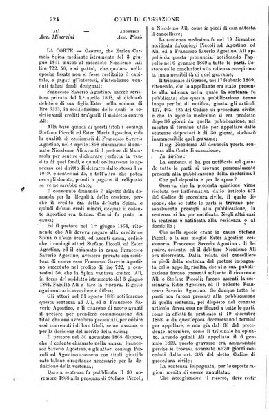 Annali della giurisprudenza italiana raccolta generale delle decisioni delle Corti di cassazione e d'appello in materia civile, criminale, commerciale, di diritto pubblico e amministrativo, e di procedura civile e penale