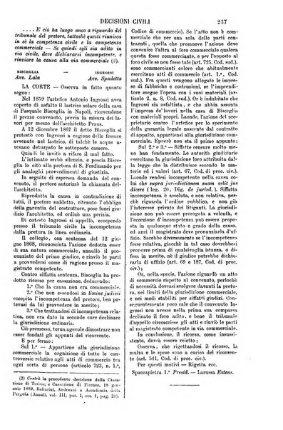 Annali della giurisprudenza italiana raccolta generale delle decisioni delle Corti di cassazione e d'appello in materia civile, criminale, commerciale, di diritto pubblico e amministrativo, e di procedura civile e penale