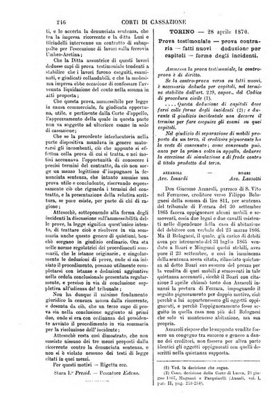 Annali della giurisprudenza italiana raccolta generale delle decisioni delle Corti di cassazione e d'appello in materia civile, criminale, commerciale, di diritto pubblico e amministrativo, e di procedura civile e penale