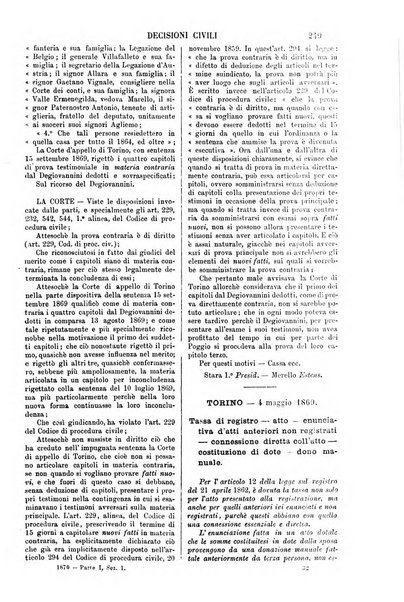 Annali della giurisprudenza italiana raccolta generale delle decisioni delle Corti di cassazione e d'appello in materia civile, criminale, commerciale, di diritto pubblico e amministrativo, e di procedura civile e penale