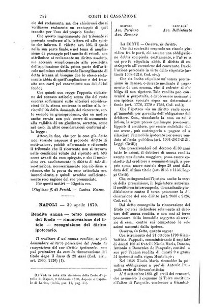 Annali della giurisprudenza italiana raccolta generale delle decisioni delle Corti di cassazione e d'appello in materia civile, criminale, commerciale, di diritto pubblico e amministrativo, e di procedura civile e penale