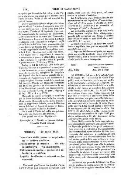 Annali della giurisprudenza italiana raccolta generale delle decisioni delle Corti di cassazione e d'appello in materia civile, criminale, commerciale, di diritto pubblico e amministrativo, e di procedura civile e penale