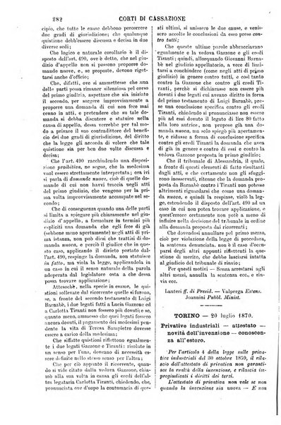 Annali della giurisprudenza italiana raccolta generale delle decisioni delle Corti di cassazione e d'appello in materia civile, criminale, commerciale, di diritto pubblico e amministrativo, e di procedura civile e penale