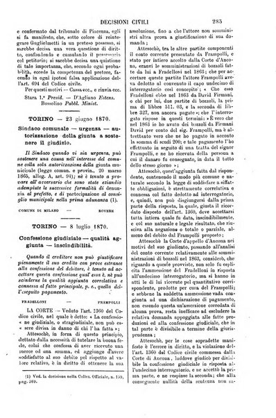 Annali della giurisprudenza italiana raccolta generale delle decisioni delle Corti di cassazione e d'appello in materia civile, criminale, commerciale, di diritto pubblico e amministrativo, e di procedura civile e penale