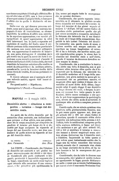 Annali della giurisprudenza italiana raccolta generale delle decisioni delle Corti di cassazione e d'appello in materia civile, criminale, commerciale, di diritto pubblico e amministrativo, e di procedura civile e penale