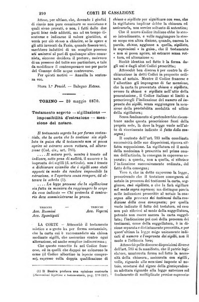 Annali della giurisprudenza italiana raccolta generale delle decisioni delle Corti di cassazione e d'appello in materia civile, criminale, commerciale, di diritto pubblico e amministrativo, e di procedura civile e penale