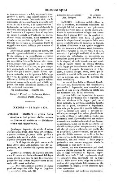 Annali della giurisprudenza italiana raccolta generale delle decisioni delle Corti di cassazione e d'appello in materia civile, criminale, commerciale, di diritto pubblico e amministrativo, e di procedura civile e penale