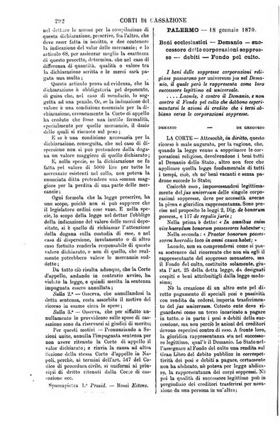 Annali della giurisprudenza italiana raccolta generale delle decisioni delle Corti di cassazione e d'appello in materia civile, criminale, commerciale, di diritto pubblico e amministrativo, e di procedura civile e penale