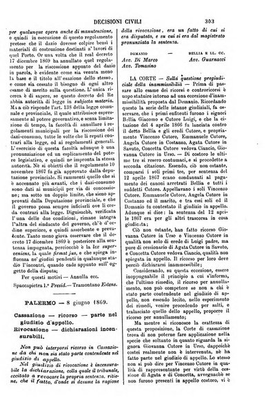 Annali della giurisprudenza italiana raccolta generale delle decisioni delle Corti di cassazione e d'appello in materia civile, criminale, commerciale, di diritto pubblico e amministrativo, e di procedura civile e penale