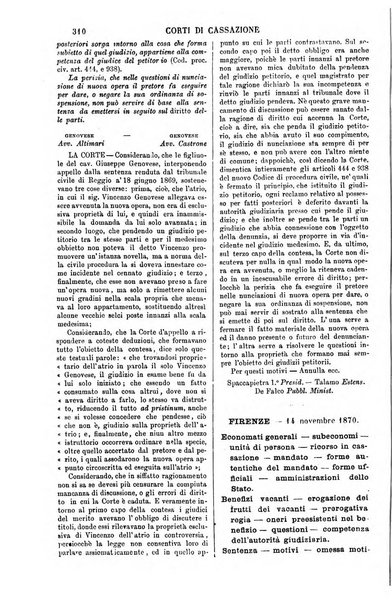 Annali della giurisprudenza italiana raccolta generale delle decisioni delle Corti di cassazione e d'appello in materia civile, criminale, commerciale, di diritto pubblico e amministrativo, e di procedura civile e penale