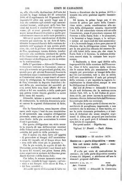 Annali della giurisprudenza italiana raccolta generale delle decisioni delle Corti di cassazione e d'appello in materia civile, criminale, commerciale, di diritto pubblico e amministrativo, e di procedura civile e penale