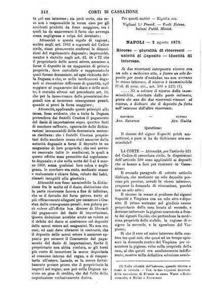 Annali della giurisprudenza italiana raccolta generale delle decisioni delle Corti di cassazione e d'appello in materia civile, criminale, commerciale, di diritto pubblico e amministrativo, e di procedura civile e penale