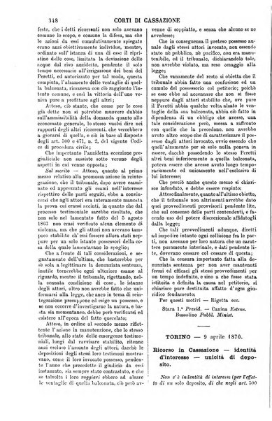 Annali della giurisprudenza italiana raccolta generale delle decisioni delle Corti di cassazione e d'appello in materia civile, criminale, commerciale, di diritto pubblico e amministrativo, e di procedura civile e penale