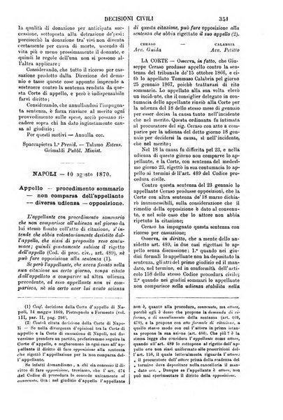 Annali della giurisprudenza italiana raccolta generale delle decisioni delle Corti di cassazione e d'appello in materia civile, criminale, commerciale, di diritto pubblico e amministrativo, e di procedura civile e penale