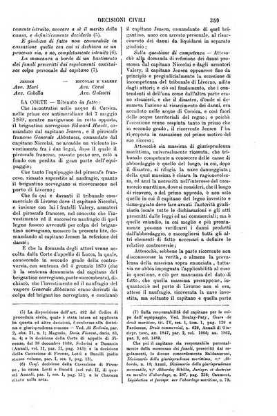 Annali della giurisprudenza italiana raccolta generale delle decisioni delle Corti di cassazione e d'appello in materia civile, criminale, commerciale, di diritto pubblico e amministrativo, e di procedura civile e penale