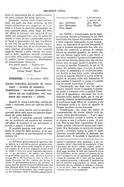 Annali della giurisprudenza italiana raccolta generale delle decisioni delle Corti di cassazione e d'appello in materia civile, criminale, commerciale, di diritto pubblico e amministrativo, e di procedura civile e penale