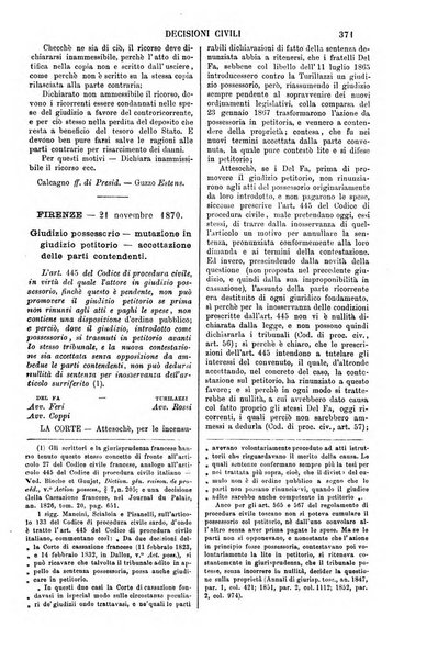 Annali della giurisprudenza italiana raccolta generale delle decisioni delle Corti di cassazione e d'appello in materia civile, criminale, commerciale, di diritto pubblico e amministrativo, e di procedura civile e penale