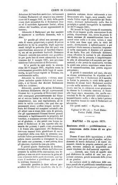 Annali della giurisprudenza italiana raccolta generale delle decisioni delle Corti di cassazione e d'appello in materia civile, criminale, commerciale, di diritto pubblico e amministrativo, e di procedura civile e penale