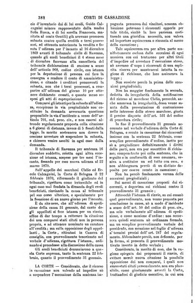 Annali della giurisprudenza italiana raccolta generale delle decisioni delle Corti di cassazione e d'appello in materia civile, criminale, commerciale, di diritto pubblico e amministrativo, e di procedura civile e penale