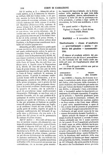 Annali della giurisprudenza italiana raccolta generale delle decisioni delle Corti di cassazione e d'appello in materia civile, criminale, commerciale, di diritto pubblico e amministrativo, e di procedura civile e penale