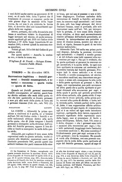 Annali della giurisprudenza italiana raccolta generale delle decisioni delle Corti di cassazione e d'appello in materia civile, criminale, commerciale, di diritto pubblico e amministrativo, e di procedura civile e penale