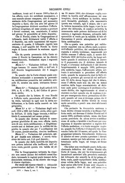 Annali della giurisprudenza italiana raccolta generale delle decisioni delle Corti di cassazione e d'appello in materia civile, criminale, commerciale, di diritto pubblico e amministrativo, e di procedura civile e penale