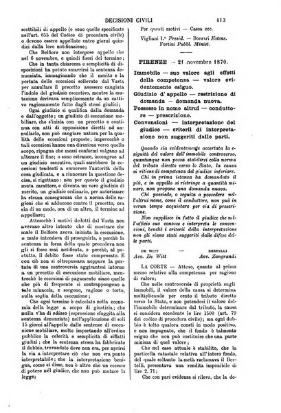 Annali della giurisprudenza italiana raccolta generale delle decisioni delle Corti di cassazione e d'appello in materia civile, criminale, commerciale, di diritto pubblico e amministrativo, e di procedura civile e penale