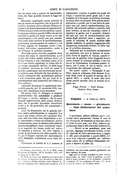 Annali della giurisprudenza italiana raccolta generale delle decisioni delle Corti di cassazione e d'appello in materia civile, criminale, commerciale, di diritto pubblico e amministrativo, e di procedura civile e penale