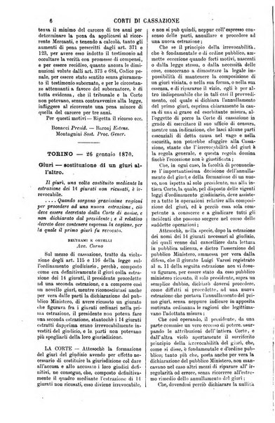 Annali della giurisprudenza italiana raccolta generale delle decisioni delle Corti di cassazione e d'appello in materia civile, criminale, commerciale, di diritto pubblico e amministrativo, e di procedura civile e penale