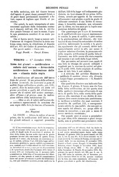 Annali della giurisprudenza italiana raccolta generale delle decisioni delle Corti di cassazione e d'appello in materia civile, criminale, commerciale, di diritto pubblico e amministrativo, e di procedura civile e penale