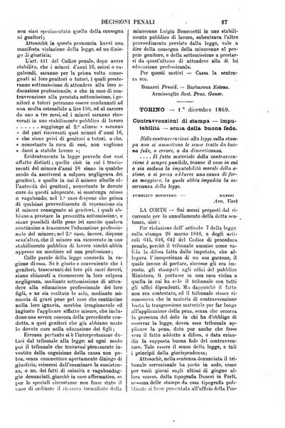 Annali della giurisprudenza italiana raccolta generale delle decisioni delle Corti di cassazione e d'appello in materia civile, criminale, commerciale, di diritto pubblico e amministrativo, e di procedura civile e penale